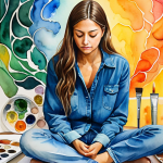 Artistic Expression & Personal Growth**

"A vibrant watercolor painting depicting a person thoughtfully engaged in art, surrounded by symbolic imagery of emotions transforming into something beautiful. Soft, warm colors, representing inner peace and creative release. Professional, appropriate content, fully clothed, safe for work, perfect anatomy, natural proportions, family-friendly."

**